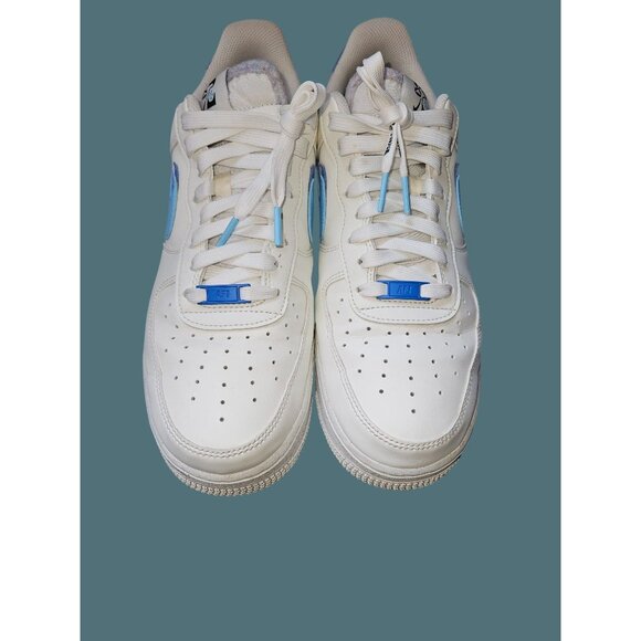 Nike Air Force 1'07 LV8 Sail/Blue Chill-Medium Blue Men Size 11.5 - Picture 3 of 14